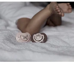 LOVI 2 Chupetes Botanic Pink Vintage^ Chupetes Con Diseños