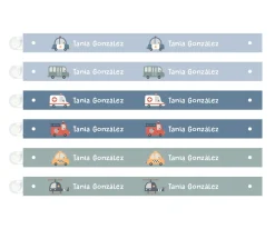 Tutete 6 Cintas para Colgar Ropa City Cars Personalizables^ Colecciones Vuelta Al Cole