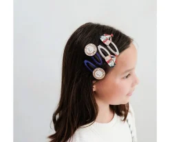 Mimi & Lula 4 Clips Clic Clacs Circus Lion^ Accesorios De Pelo