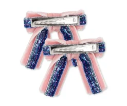 Konges Slojd 2 Clips Pequeños para Pelo Velvet Mellow Rose^ Accesorios De Pelo