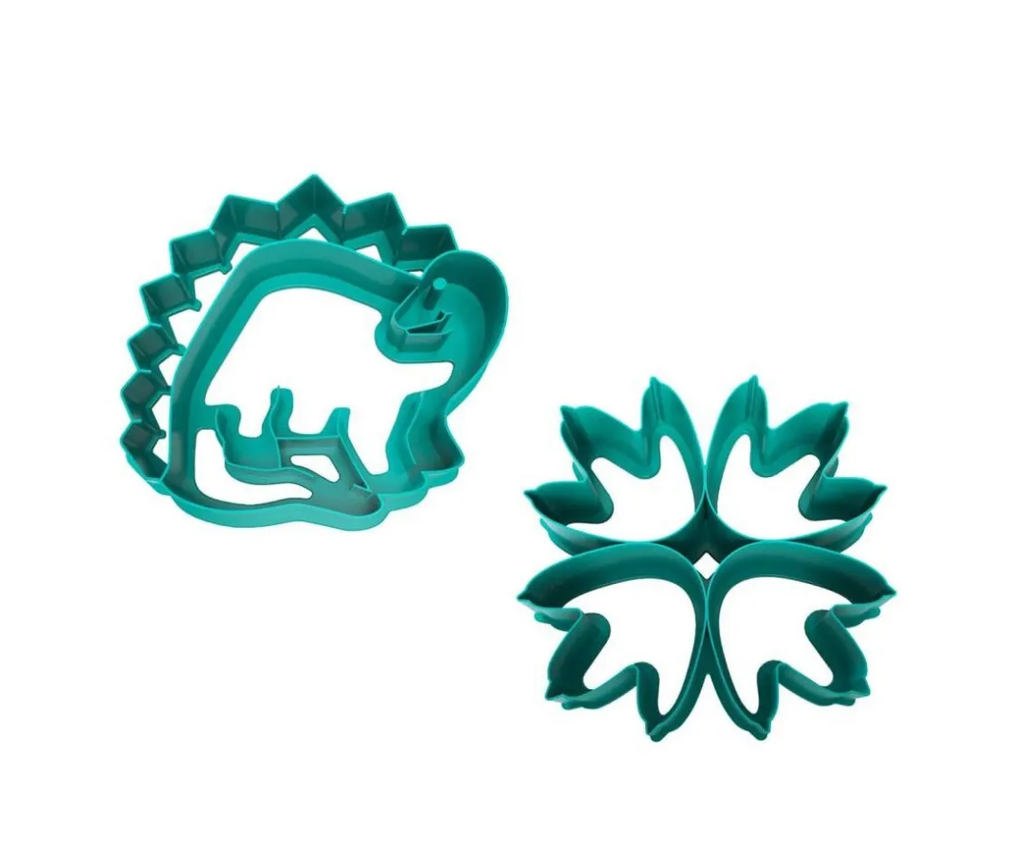 Lunch Punch 2 Cortadores de Sándwich Dinosaurio^Niños Utensilios De Cocina Para Niños