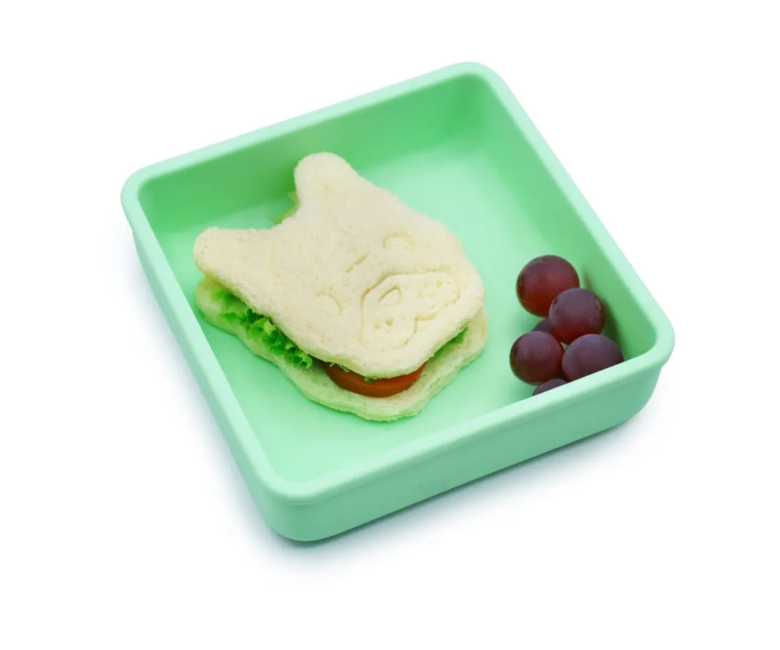 Melii 2 Cortadores Sándwich Dino + Bulldog^Niños Utensilios De Cocina Para Niños