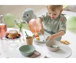 Done by Deer 3 Cubiertos Kiddish Deer Friends Sage^ Cubiertos Infantiles