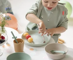 Done by Deer 3 Cubiertos Kiddish Deer Friends Sage^ Cubiertos Infantiles