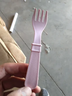 Re-Play 8 Cubiertos Replay Rosa Hielo^ Cubiertos Infantiles