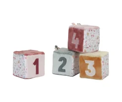 Niños Little Dutch 4 Cubos Apilables Blanditos Flores y Mariposas