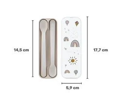 Mepal 2 Cucharas Largas Mio Forest Friends