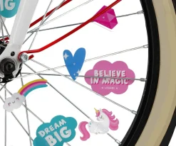Niños Legami 30 Decoraciones para Radios de Bicicleta Unicornio