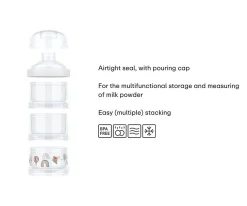 Mepal 3 Dosificadores Leche en Polvo Mio Fairy Garden^ Lactancia