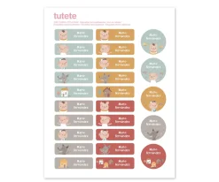 Tutete 25 Etiquetas para Ropa The Three Little Pigs^ Colecciones Vuelta Al Cole