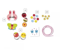 Niños Janod 4 Joyas para Crear Jardín de Flores