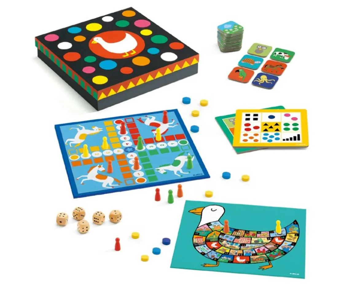 Niños Djeco 12 Juegos Clásicos