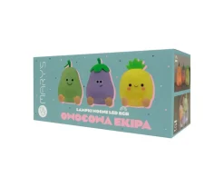 Mary's 3 Lámparas Nocturas LED RGB Frutas^ Iluminación