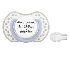 Chupetes Frases 1 Lovi gris-azul Primer dia del Pare^ Chupetes Día Del Padre