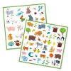 Niños Djeco 160 Pegatinas Animales