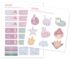 Tutete 29 Pegatinas para Objetos Ballet^ Colecciones Vuelta Al Cole