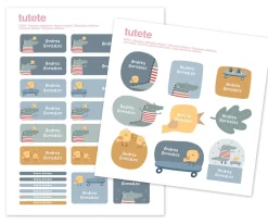 Tutete 29 Pegatinas para Objetos Croc