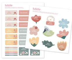 Tutete 29 Pegatinas para Objetos Little Garden