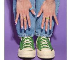 Omy 120 Pegatinas para Uñas Flower^Niños Pintura De Uñas, Brillos Y Tattoos