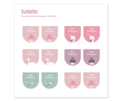 Tutete 12 Pegatinas Zapatos Bailarina