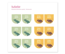 Tutete 12 Pegatinas Zapatos Dinosaurios