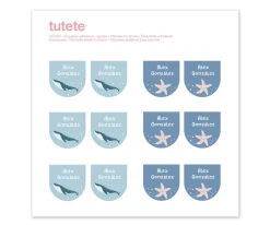 Tutete 12 Pegatinas Zapatos Ocean