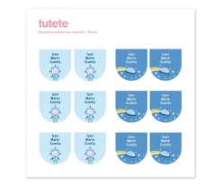 Tutete 12 Pegatinas Zapatos Robot^ Etiquetas Personalizadas