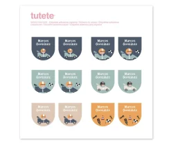 Tutete 12 Pegatinas Zapatos Speed Racers