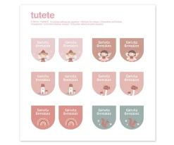 Tutete 12 Pegatinas Zapatos Wild Fairies