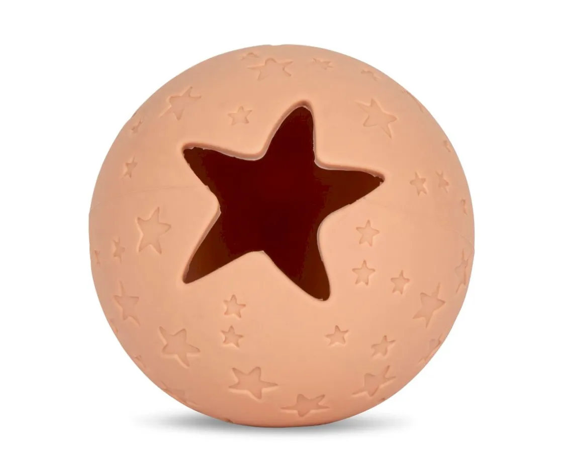 Niños Konges Slojd 2 Pelotas Mordedor Dino Quarry Rose Mix