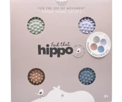 Niños Find that hippo 4 Piedras Sensoriales Sunset