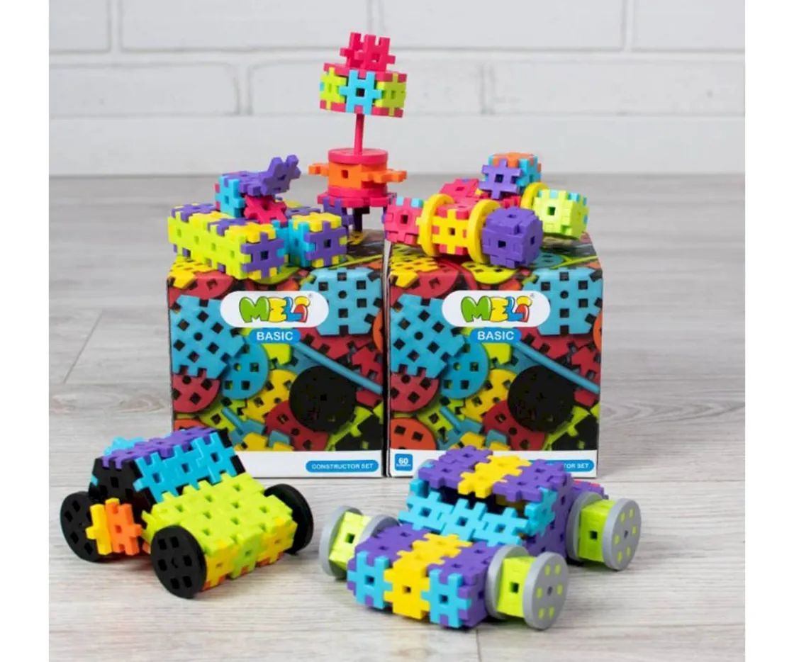Niños Meli 60 Piezas Basic Constructor