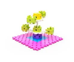 Niños Meli 250 Piezas Basic Pastel Constructor Travel Box