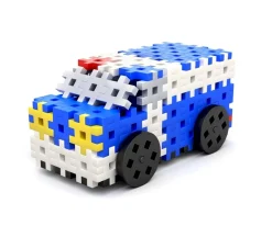 Niños Meli 160 Piezas Construcción Vehículos Policía 4en1