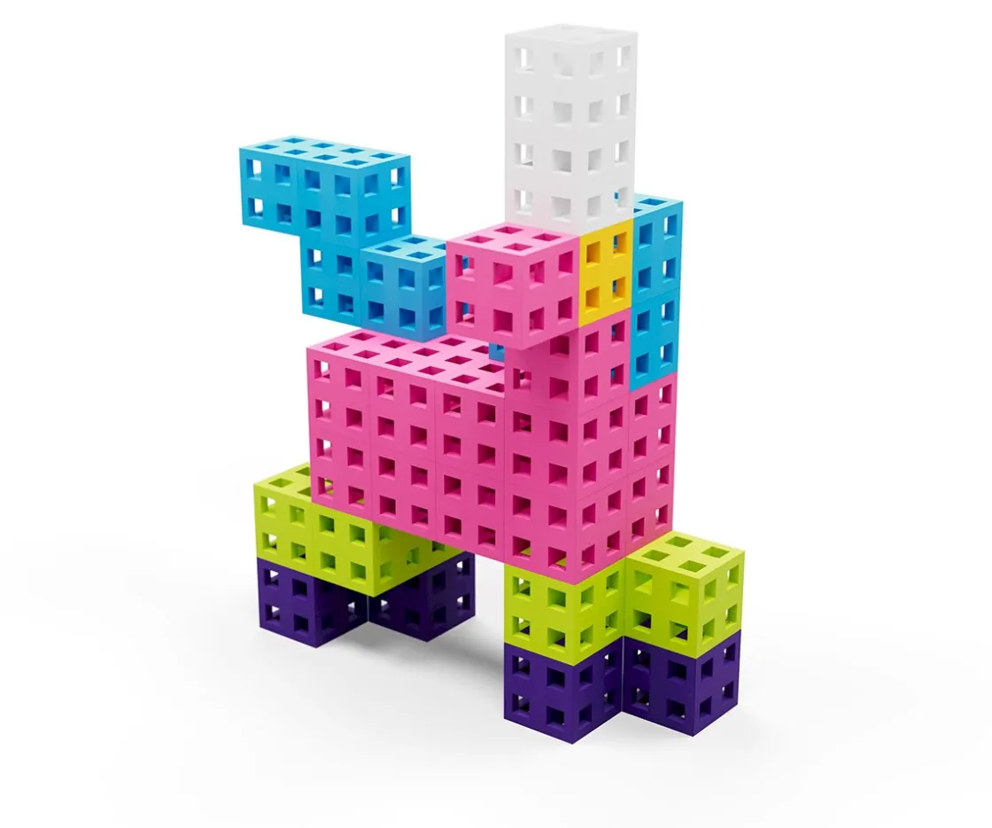 Niños Meli 200 Piezas de Construcción Classic CUBE Pink