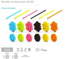 Niños Meli 60 Piezas Maxi Constructor