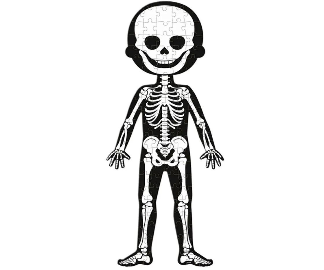 Niños Janod 4 Puzles Educativos El Cuerpo Humano