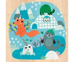 Niños Vilac 3 Puzzles Animales del mundo