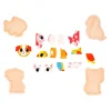 Niños Janod 4 Puzzles Evolutivos Animales de Compañía