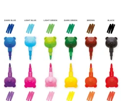 Niños Legami 12 Rotuladores Apilables Teddy Bear