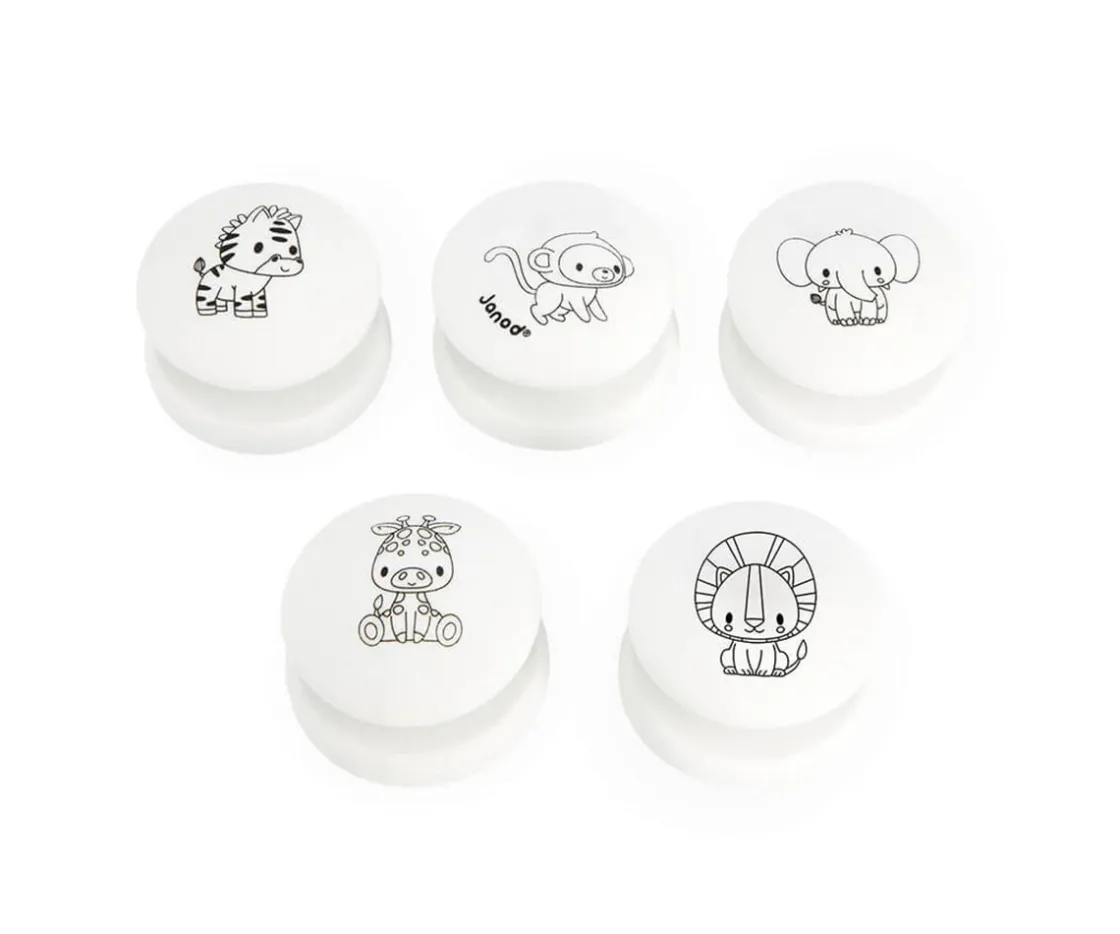 Niños Janod 5 Sellos Estampa Savannah