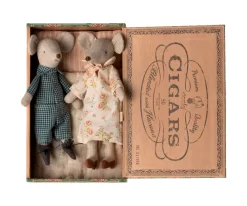 Niños Maileg Abuela y Abuelo Ratón en Caja