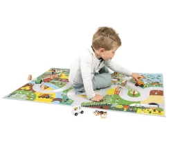 Janod Alfombra con Circuito Campiña Cross Roads