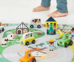 Janod Alfombra con Circuito Campiña Cross Roads
