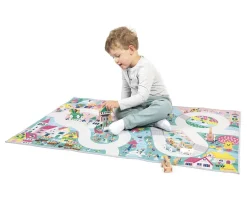 Niños Janod Alfombra con Circuito Reino Encantado Cross Roads