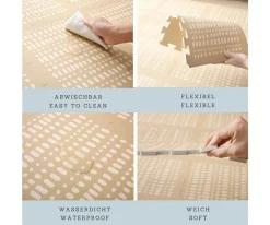 Niños Hakuna Matte Alfombra de Juegos Puzle XL Gris