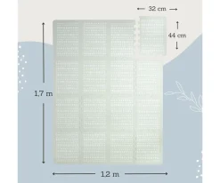 Niños Hakuna Matte Alfombra de Juegos Puzle XL Gris