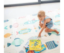 Niños Olmitos Alfombra de Juegos Reversible Circus