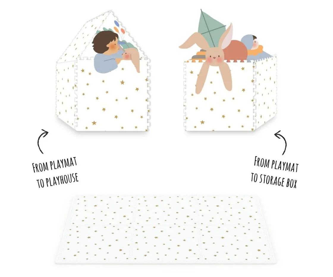 Play & Go Alfombra de Juegos Tiloo Puzzle Treehouse