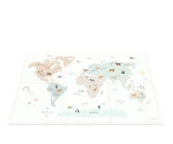 Niños Play & Go Alfombra de Juegos Tiloo Puzzle Worldmap